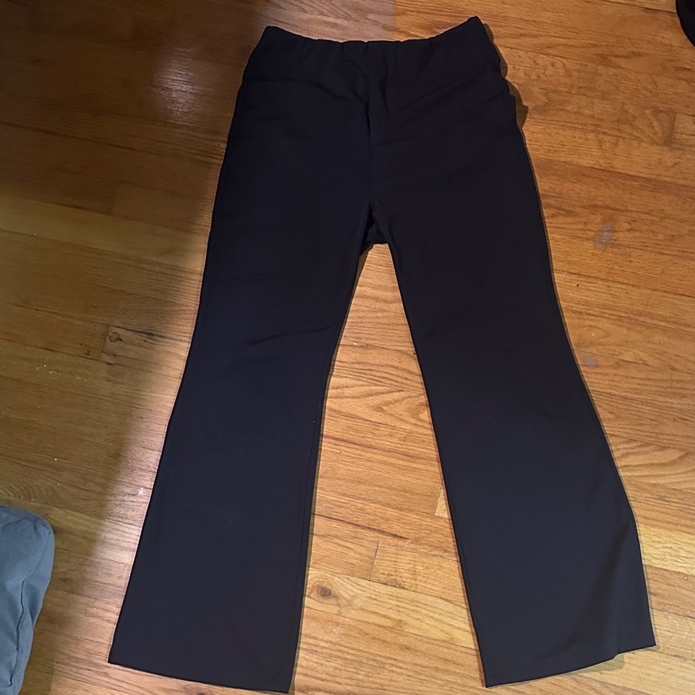 HALARA Flex High Waisted Back Side Pocket Slight Flare Work Pants